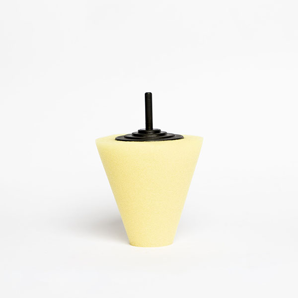 CONO LUCIDANTE IN SPUGNA DURO GIALLO M6
