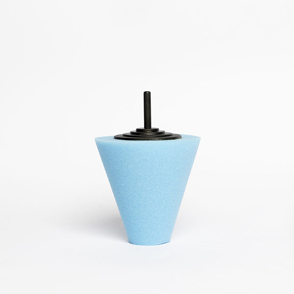CONO LUCIDANTE IN SPUGNA MEDIO BLU M6