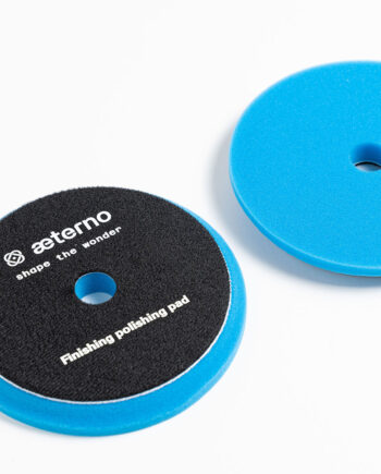 BLUE TAMPONE IN SPUGNA BLU DA FINITURA  FINISHING POLISHING PAD ø 125 mm.