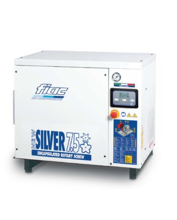 COMPRESSORE SILENZIATO ROTATIVO A VITE
POTENZA MOTORE: 7,5 HP
POTENZA: 5,5 KW
TENSIONE: 400V- 50HZ - 3