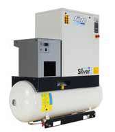 COMPRESSORE SILENZIATO ROTATIVO A VITE C/ESSICCATORE / SERBATOIO 500 LT
POTENZA MOTORE: 7,5 HP
POTENZA: 5,5 KW
TENSIONE: 400V