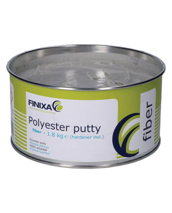 STUCCO POLIESTERE 1,8 KG + INDURENTE - FIBRA