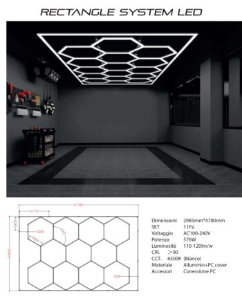 SISTEMA X DETAILING RECTANGLE SYSTEM LED