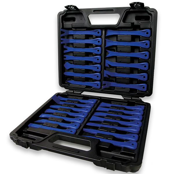 SET DI UTENSILI PER LA RIMOZIONE DELLE FINITURE 27 P.